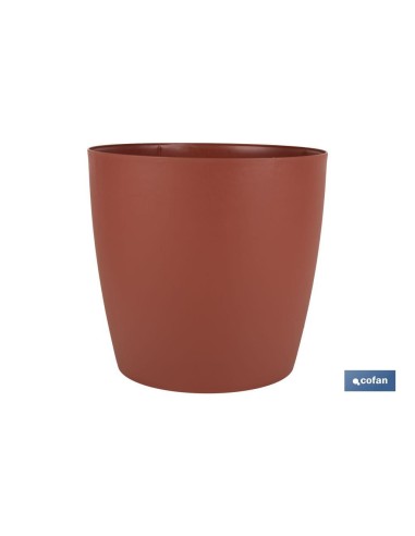 MACETA CAMELIA DE COLOR ARCILLA 30 X 28 CM venta unitaria