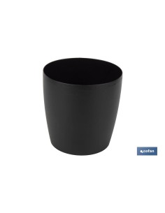 MACETA CAMELIA DE COLOR NEGRO 30 X 28 CM