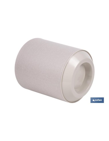 MACETA O MACETERO GAMA TEXTIL COLOR BEIGE PP Ø 254 X 269 MM 10,5 L venta unitaria