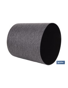MACETA O MACETERO GAMA TEXTIL COLOR NEGRO PP Ø 285 X 316 MM 16 L venta unitaria 2