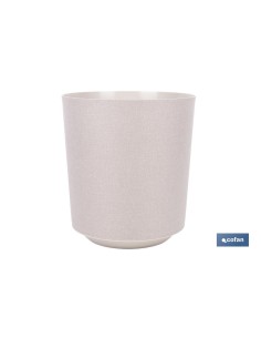 MACETA O MACETERO GAMA TEXTIL COLOR BEIGE PP Ø 285 X 316 MM 16 L