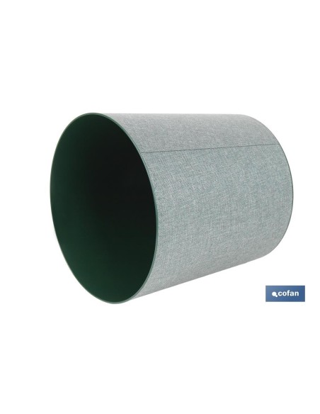 MACETA O MACETERO GAMA TEXTIL COLOR VERDE PP Ø 285 X 316 MM 16 L