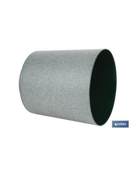 MACETA O MACETERO GAMA TEXTIL COLOR VERDE PP Ø 285 X 316 MM 16 L