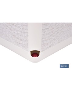 MACETA O MACETERO GAMA TEXTIL CUADRADA COLOR BLANCO PP 298 X 298 X 300 MM 18 L venta unitaria9 2