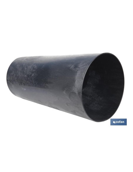 MACETERO 2 EN 1 FORMA CÓNICA CON DEPÓSITO COLOR NEGRO PP Ø 255 X 466 MM 9,5 L