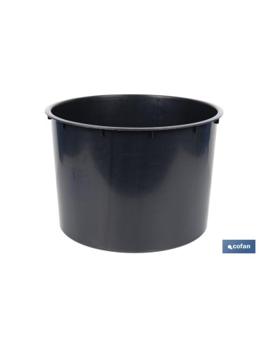 MACETERO 2 EN 1 FORMA CÓNICA CON DEPÓSITO COLOR NEGRO PP Ø 295 X 571 MM 12,5 L venta unitaria