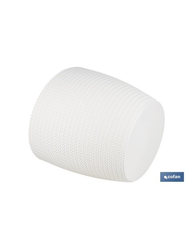 MACETA O MACETERO TRENZADA COLOR BEIGE PP Ø 215 X 185 MM 5,2 L