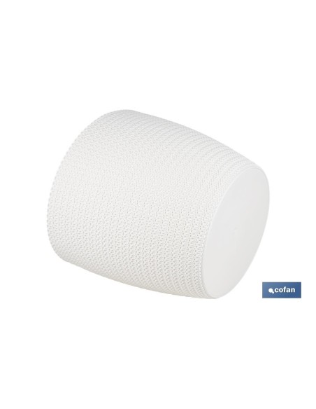 MACETA O MACETERO TRENZADA COLOR BEIGE PP Ø 306 X 262 MM 15,6 L venta unitaria