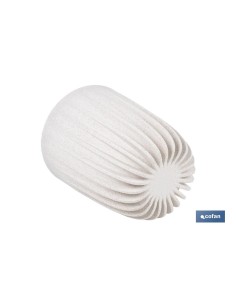 MACETA CON FILTRO DE DRENAJE A RAYAS COLOR BLANCO WPC Ø 145 X 172 MM 1,5 L venta unitaria 2