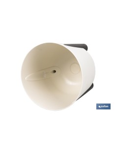 MACETA CON PATAS Y FILTRO DE DRENAJE COLOR CREMA PP Ø 212 X 203 MM 5,1 L venta unitaria 2
