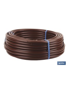 TUBO 100M RIEGO GOTEO MARRON (Gotero a 0,33m) Ø16MM