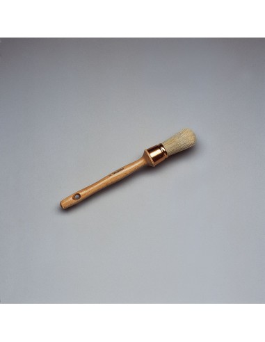 BROCHA VIROLA DORADA NY 6 CERDA PURA SIN TACO