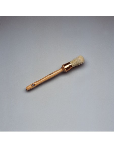 BROCHA VIROLA DORADA NY 6 CERDA PURA SIN TACO