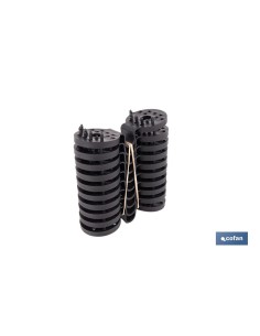 PACK 10 UDS. PINZA NEGRA PARA MALLA DE SOMBREO