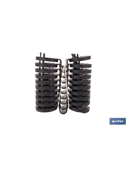 PACK 10 UDS. PINZA NEGRA PARA MALLA DE SOMBREO