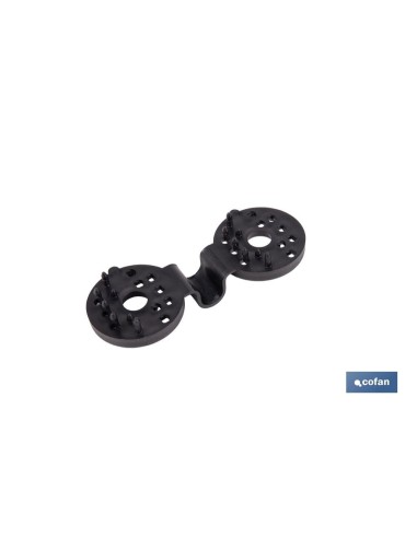 PACK 10 UDS. PINZA NEGRA PARA MALLA DE SOMBREO