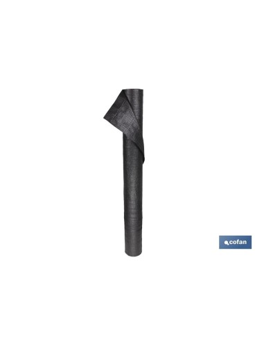 MALLA ANTIHIERBAS 100 grams NEGRA 1x50 mts