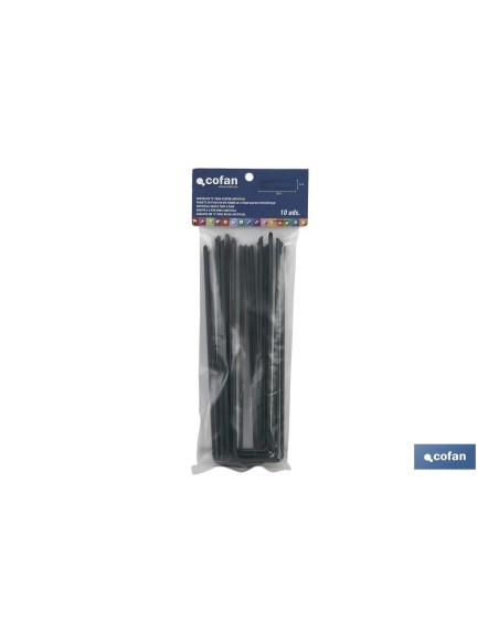 PACK 10 GRAPAS EN U 15 CM PARA CÉSPED ARTIFICIAL