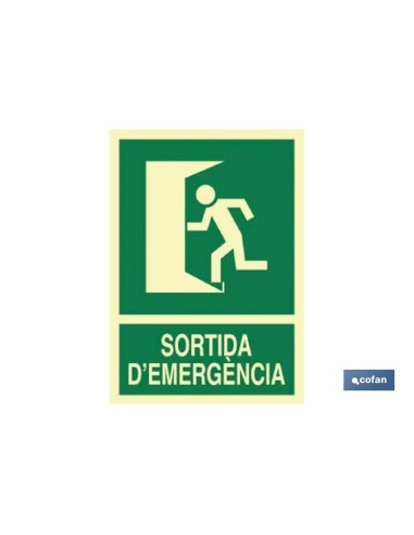 SEÑAL LUMINISCENTE 297X210MM.