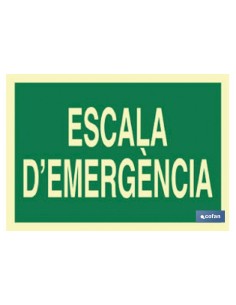 SEÑAL LUMINISCENTE 297X210MM.
