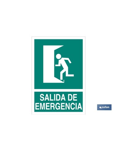 SEÑAL LUMINISCENTE 210X148MM.