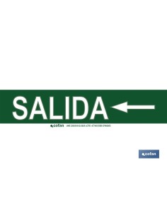 SEÑAL LUMINISCENTE 400X100MM.