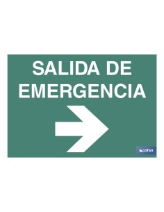SEÑAL LUMINISCENTE 297X210MM.