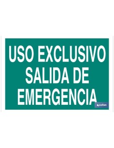 SEÑAL LUMINISCENTE 420X297MM.