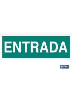 SEÑAL LUMINISCENTE 400X100MM