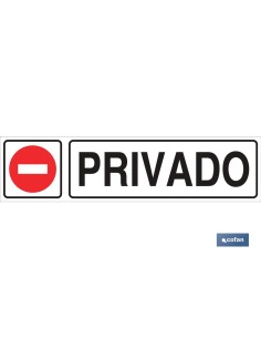 SEÑAL GLASSPACK ADHESIVA 250X62MM.