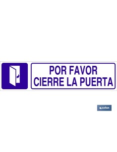 SEÑAL GLASSPACK ADHESIVA 250X62MM.