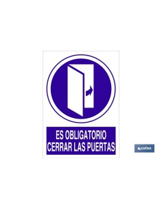SEÑAL POLIESTIRENO 297X210MM.
