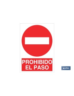 SEÑAL POLIESTIRENO 420X297MM.