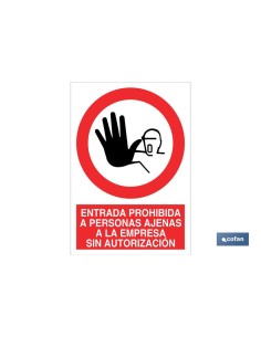 SEÑAL POLIESTIRENO 210X148MM.