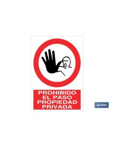 SEÑAL POLIESTIRENO 420X297MM