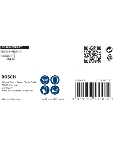 BROCA SDS MAX-8X EXPERT, 4 CORTES: 20 X 200 X 320