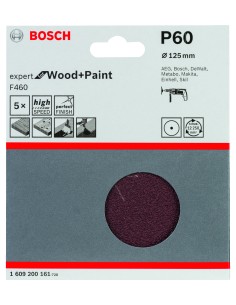 DISCO LIJA 125MM GR60 X5UDS.