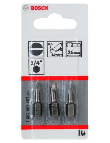 PUNTA S 0,5X4MM.1/425MM.3UDS. "