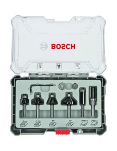 SET 6 FRESAS PERFIL&RECORTE: 6MM