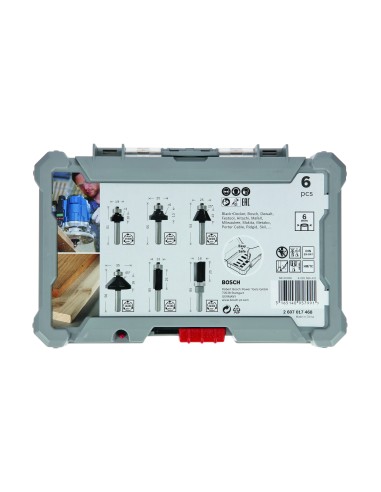 SET 6 FRESAS PERFIL&RECORTE: 6MM