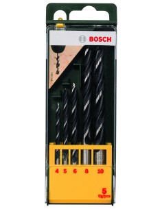 BROCAS BOSCH MADERA SET-5 UDS 2