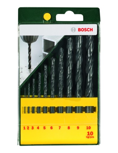 BROCAS HSS-R 1,0-10,0MM. 10PZAS.