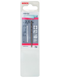 BROCA BOSCH METAL HSS-CO 2,5X57MM.STAND 2