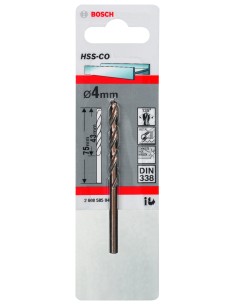 BROCA BOSCH METAL HSS-CO 4,0X75MM.STAND 2