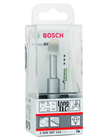 BROCA DIAMANTE BROCA DIAMANTE EASYDRY EN SECO: 8MM