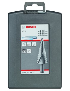 BROCA METAL ESCALONADA HSS: SET 4-12/4-20/6-30 2