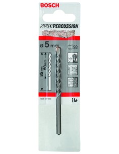 BROCA BOSCH SILVER PERC. 5X 50MM 2