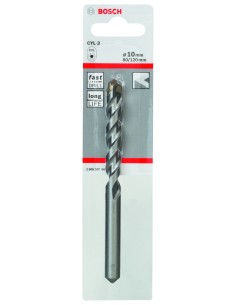 BROCA BOSCH SILVER PERC.10X 80MM 2