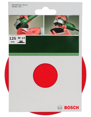 PLATO LIJADOR CON VELCRO AMOLADORA: 125MM