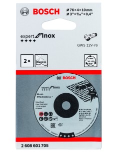 DISCO DESBASTE 76X10X4MM:2UDS. 2